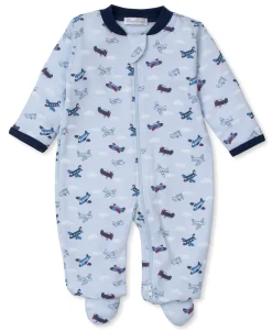 Sky-High Planes Zip Footie