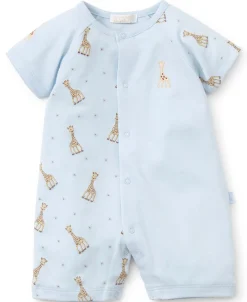 Sophie la girafe Blue Print Short Playsuit
