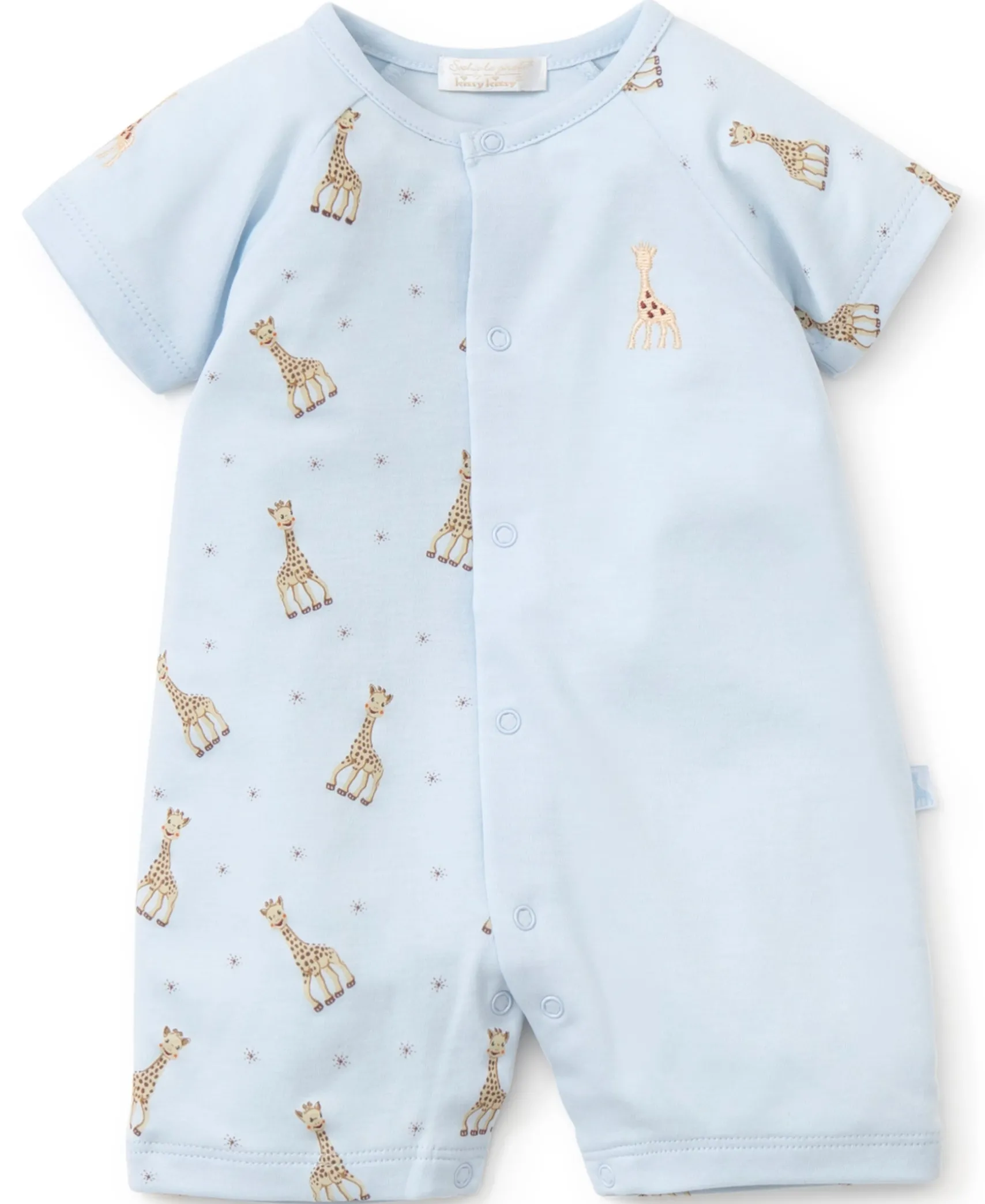Sophie la girafe Blue Print Short Playsuit