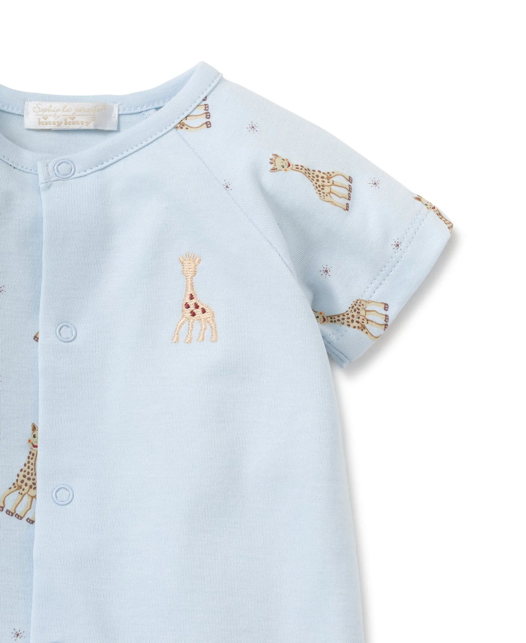 Sophie la girafe Blue Print Short Playsuit