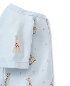 Sophie la girafe Blue Print Short Playsuit