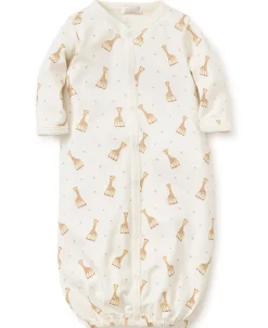Sophie la girafe Ecru Print Converter Gown