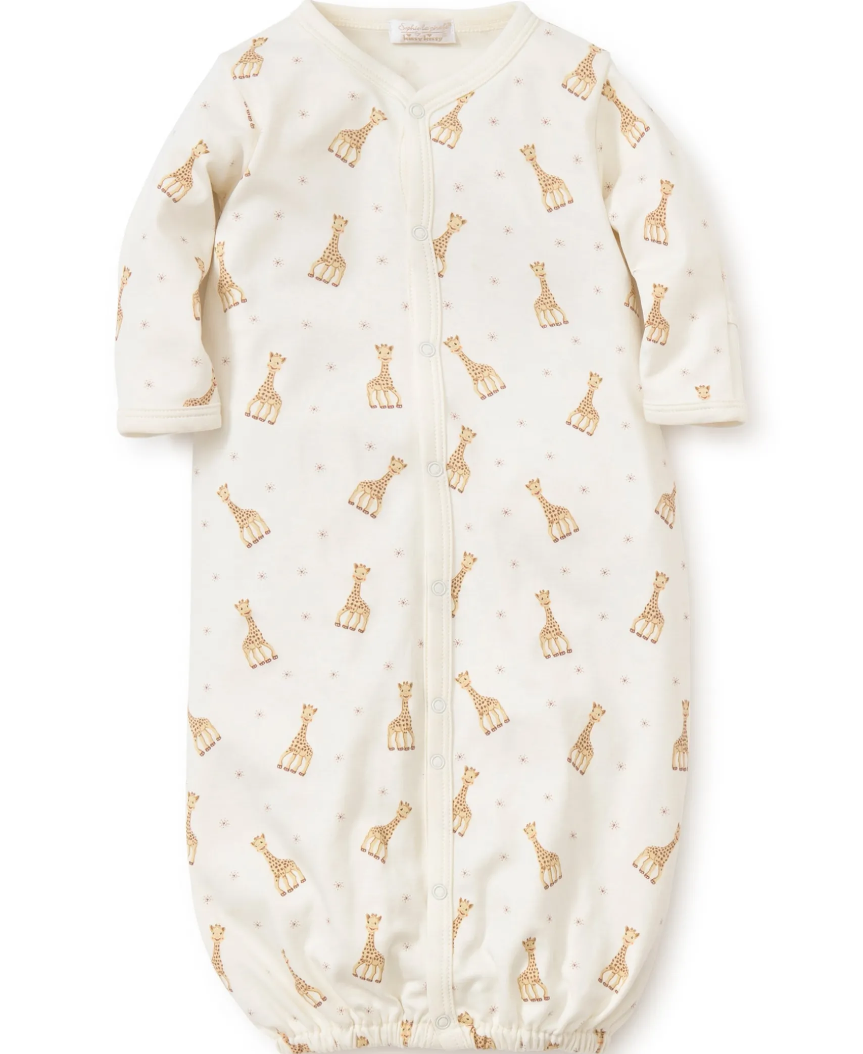 Sophie la girafe Ecru Print Converter Gown