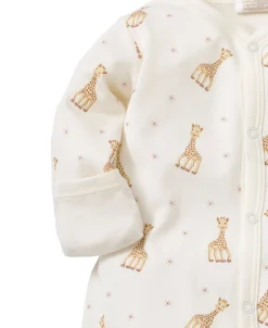 Sophie la girafe Ecru Print Converter Gown