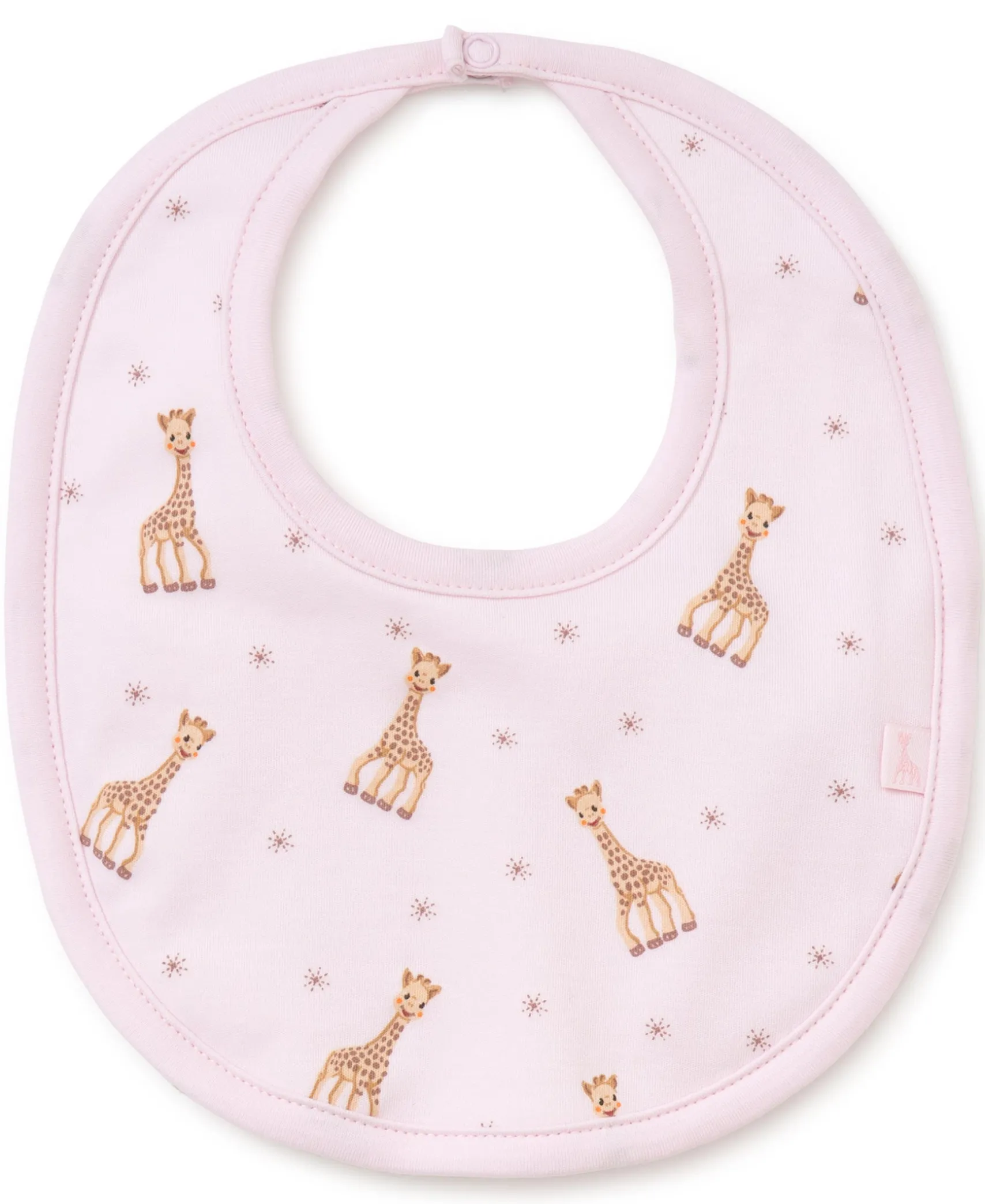 Sophie la girafe Pink Print Bib