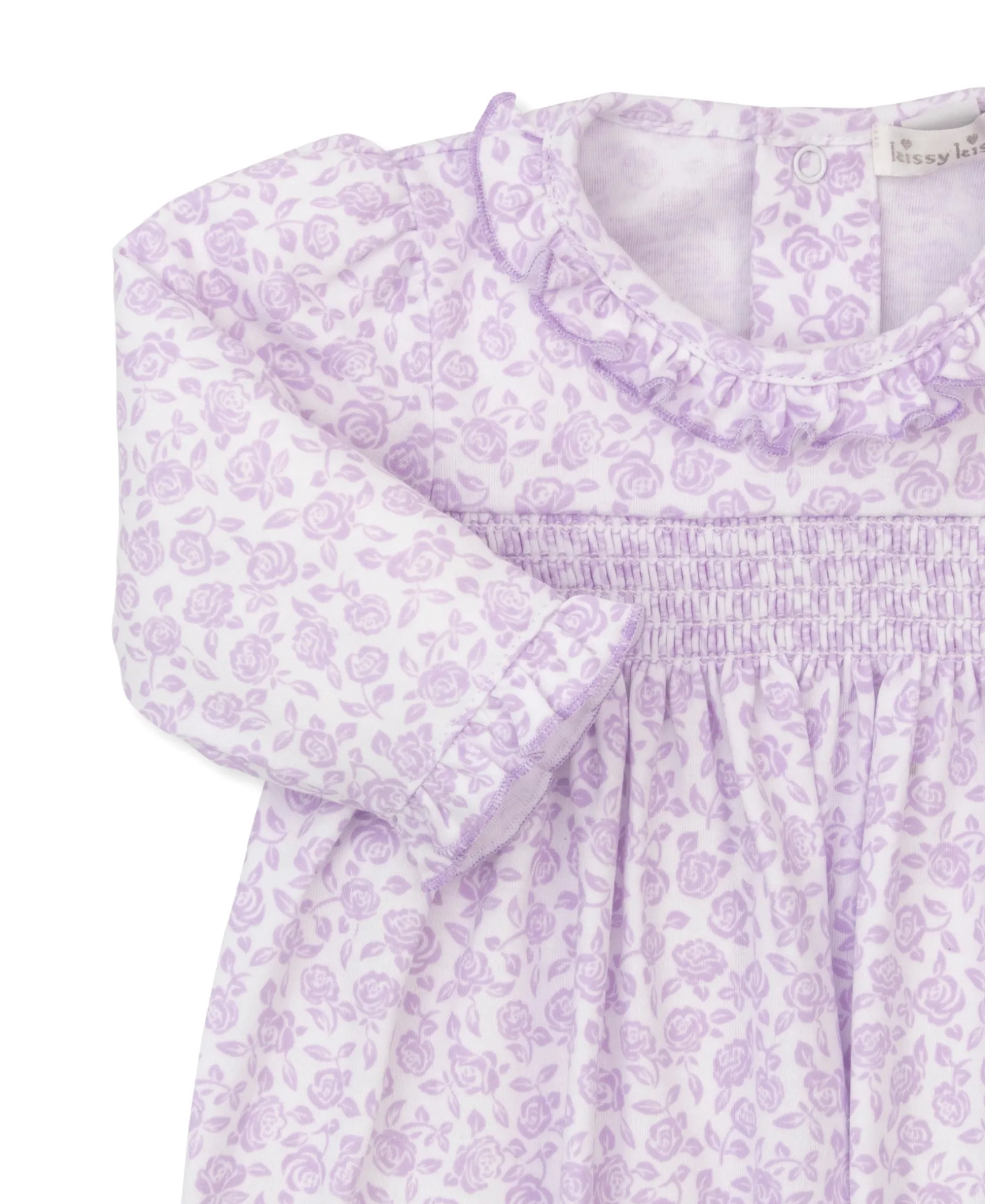 Summer Gardens Lilac Smocked Sack