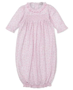 Summer Gardens Pink Smocked Sack