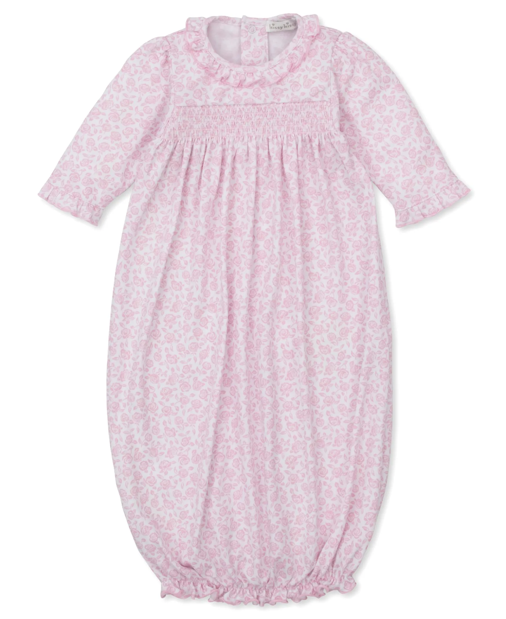 Summer Gardens Pink Smocked Sack