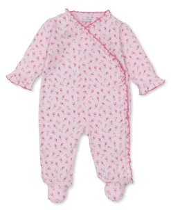 Tulip Blossoms Pink Footie