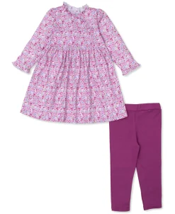 Unique Floral Toddler Dress Set