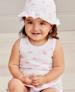 Whale Wonder Pink Floppy Hat