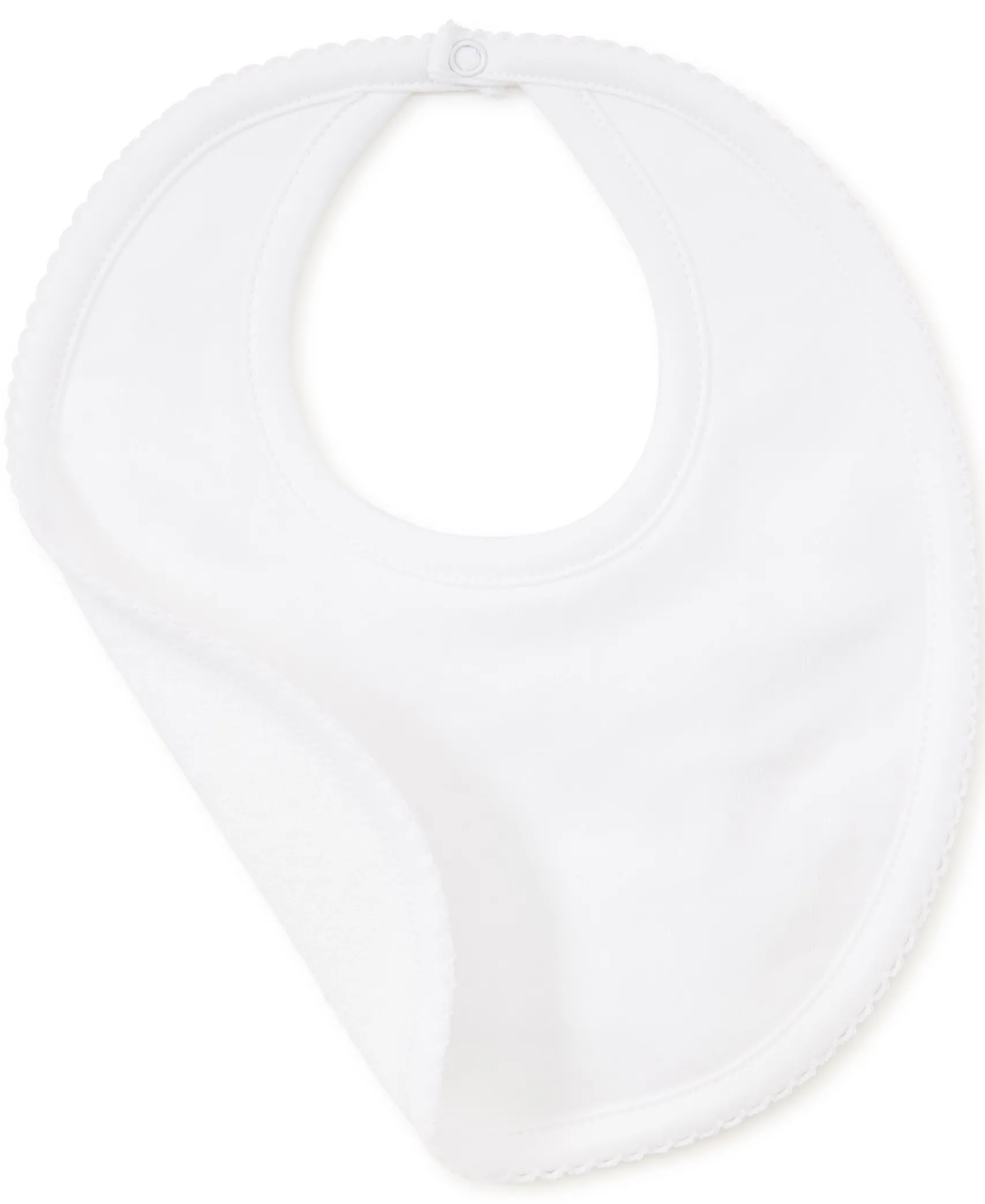 White Kissy Basics Bib