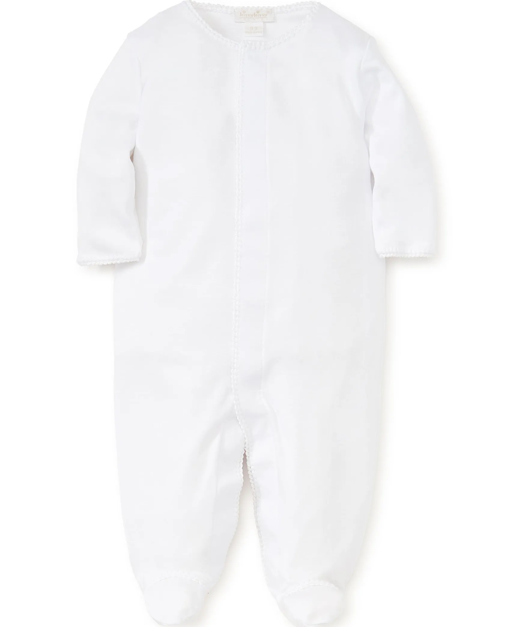 White New Premier Basics Footie