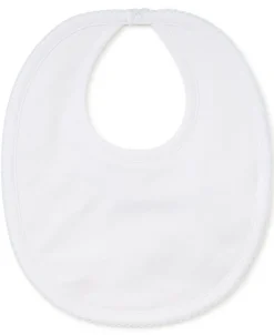 White/Blue Kissy Basics Bib