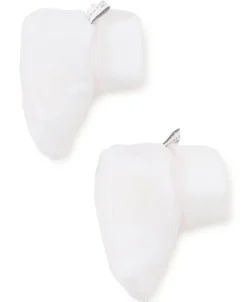 White/Pink Kissy Basics Booties