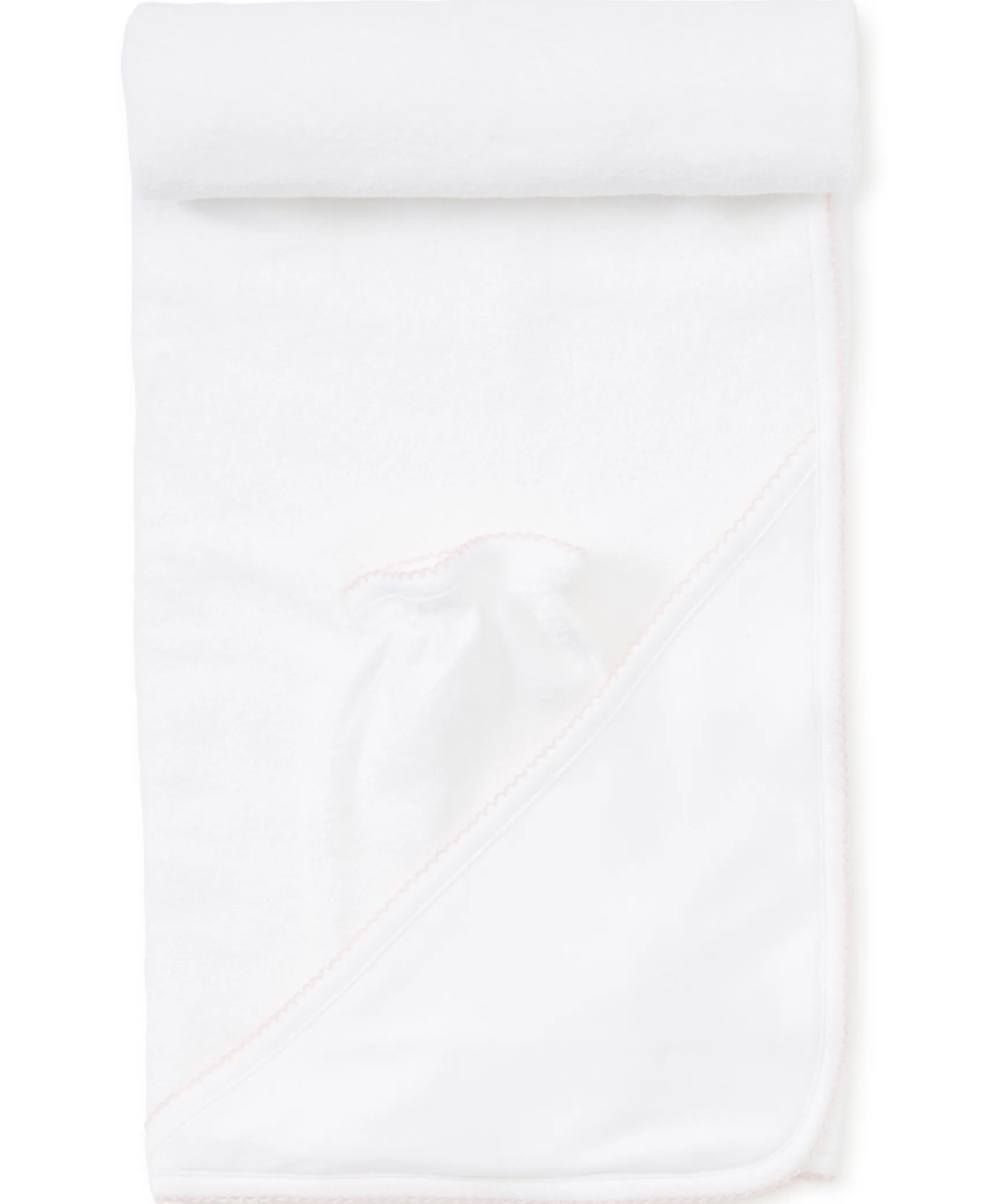 White/Pink Kissy Basics Hooded Towel & Mitt Set