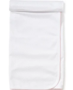 White/Pink New Kissy Dots Print Blanket